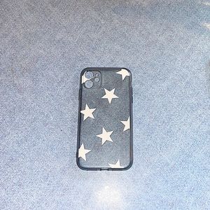 White star clear phone case. For iphone 11. From Casetify. Barley been used.